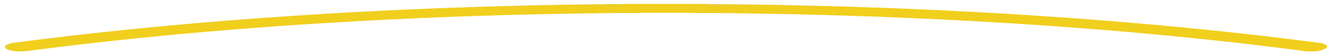 Thin yellow arc on a white background near the top edge