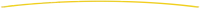 Thin yellow arc on a white background, like a partial curved line near the top edge
