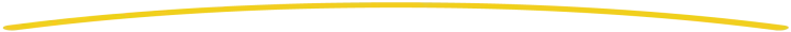 Thin gold curved line near the top on a white background