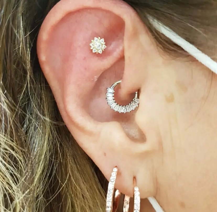 interesting ear piercing