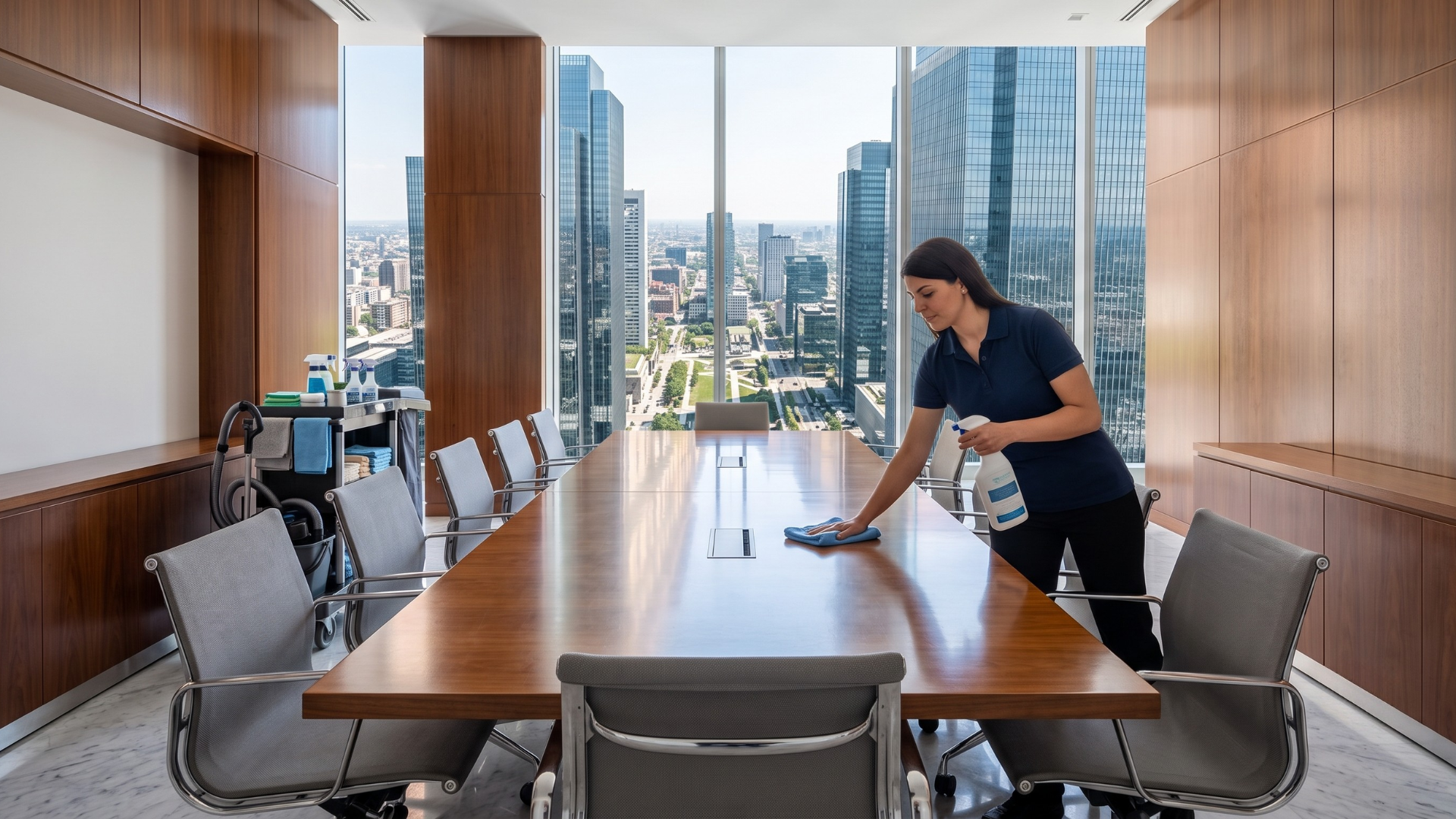 office cleaning Naples for conference rooms and shared workspaces