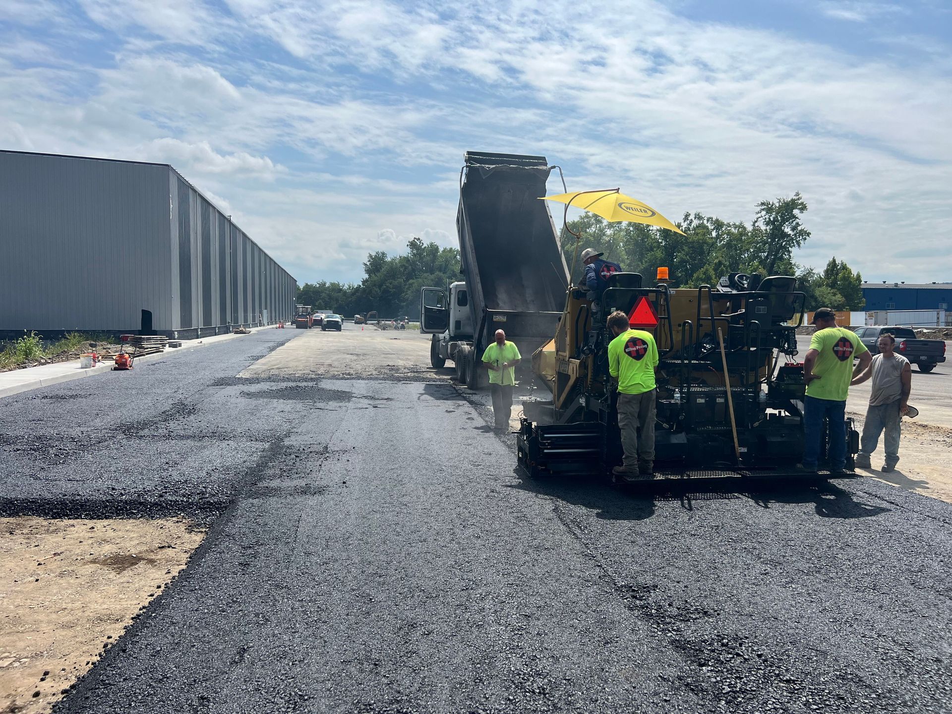 Commercial paving equipment