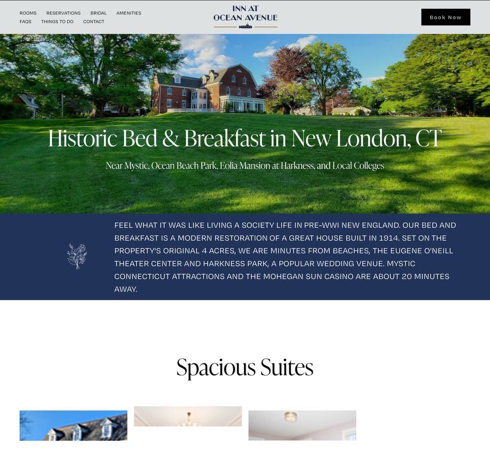 inn at ocean avenue in new london ct home page