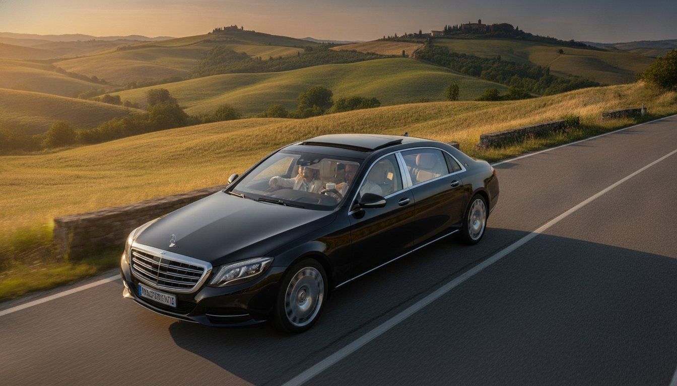 private and secure cruise transfers to and from airport and or the port and city with app.WazUp.com transportation