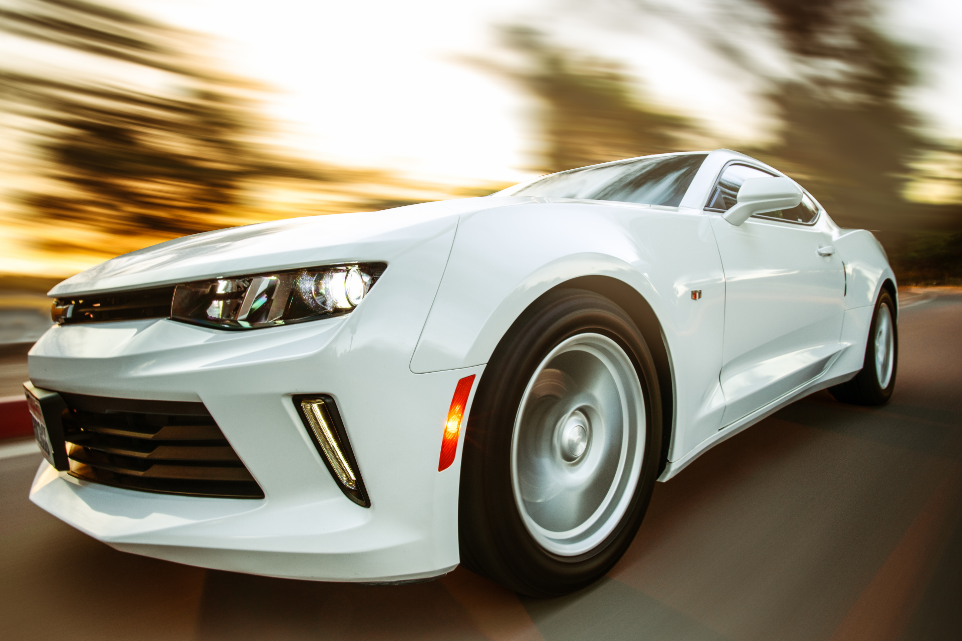 white car
