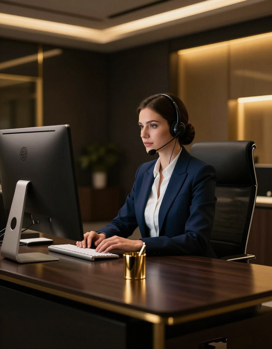 Professional customer service team at The Mystery Services Inc
