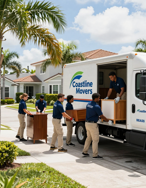 Professional moving crew in South Florida