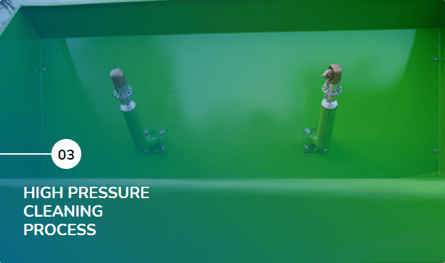 Cleaning process - High Pressure Cleaning Process