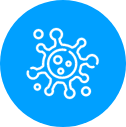 99.9% Germ Elimination and waste removal Icon