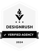 DesignRush Verified Agency 2024 badge.