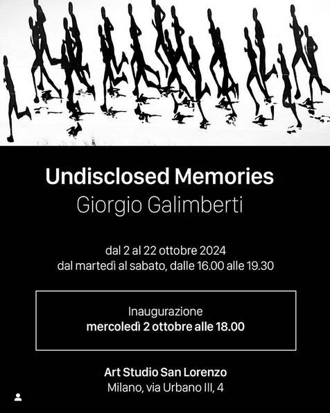 Giorgio Galimberti Undisclosed Memories
