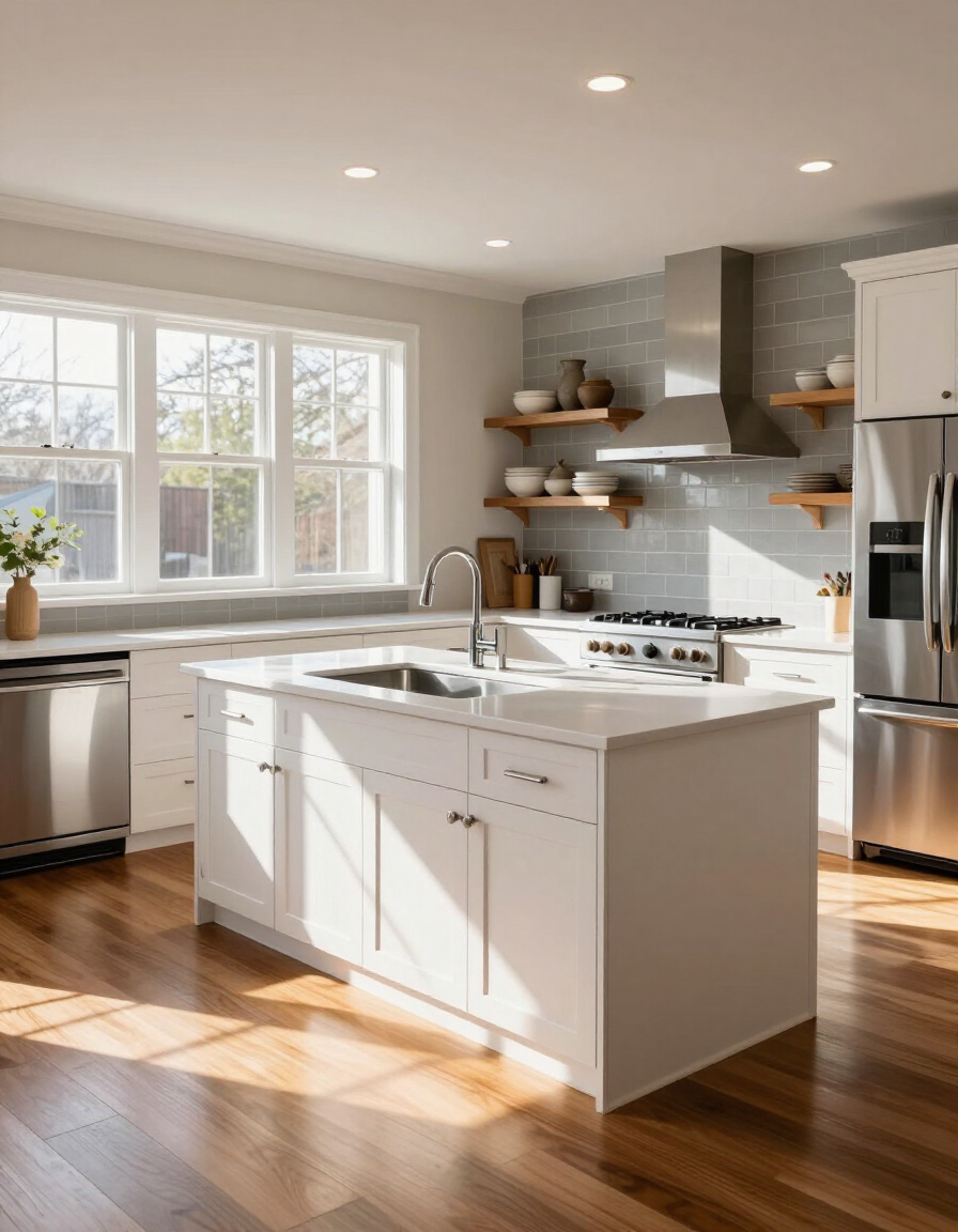 Completed contractor renovation project