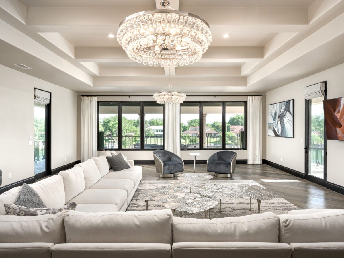 Luxury residence showcasing advanced technology and wellness amenities