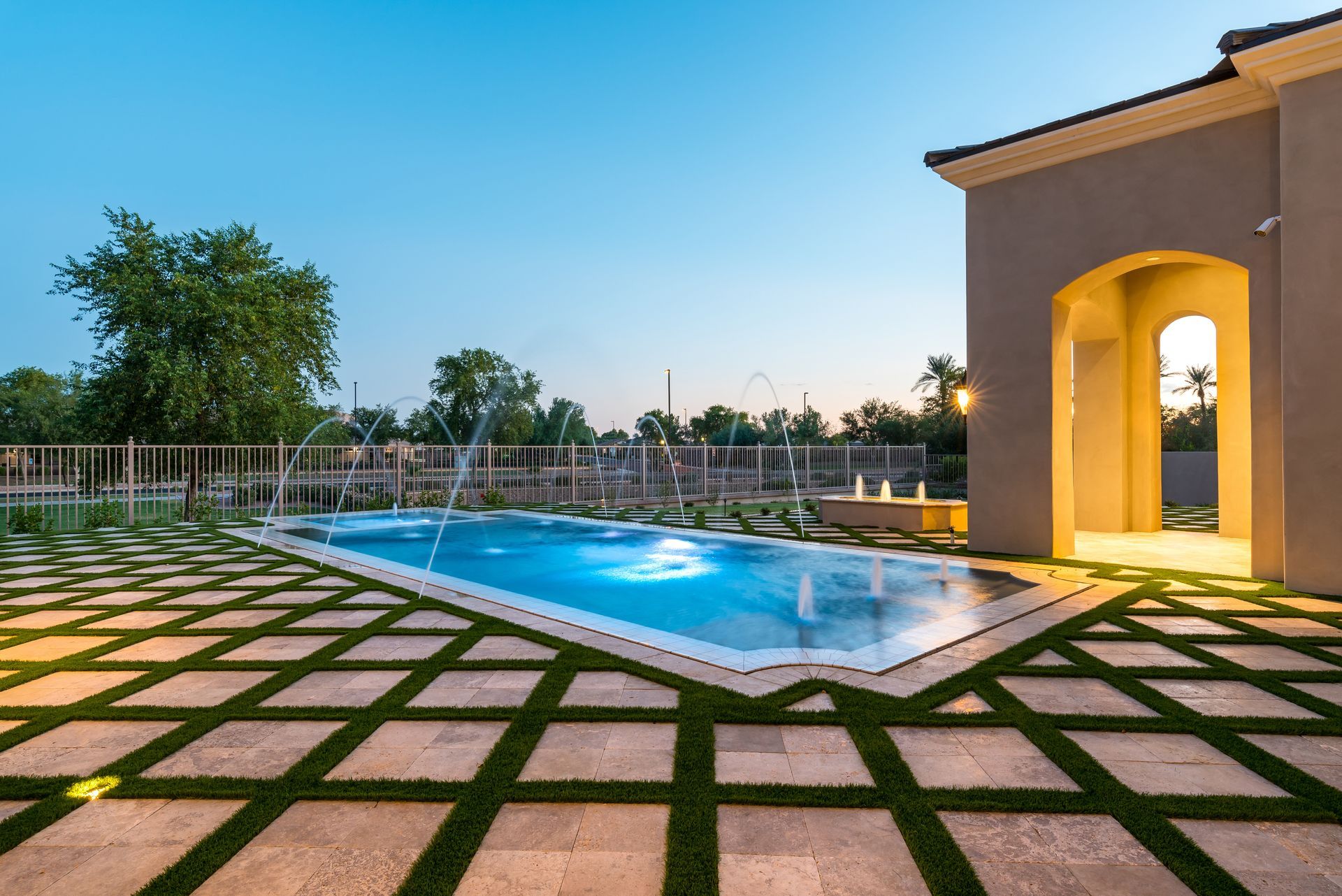 Formal Mediterranean design