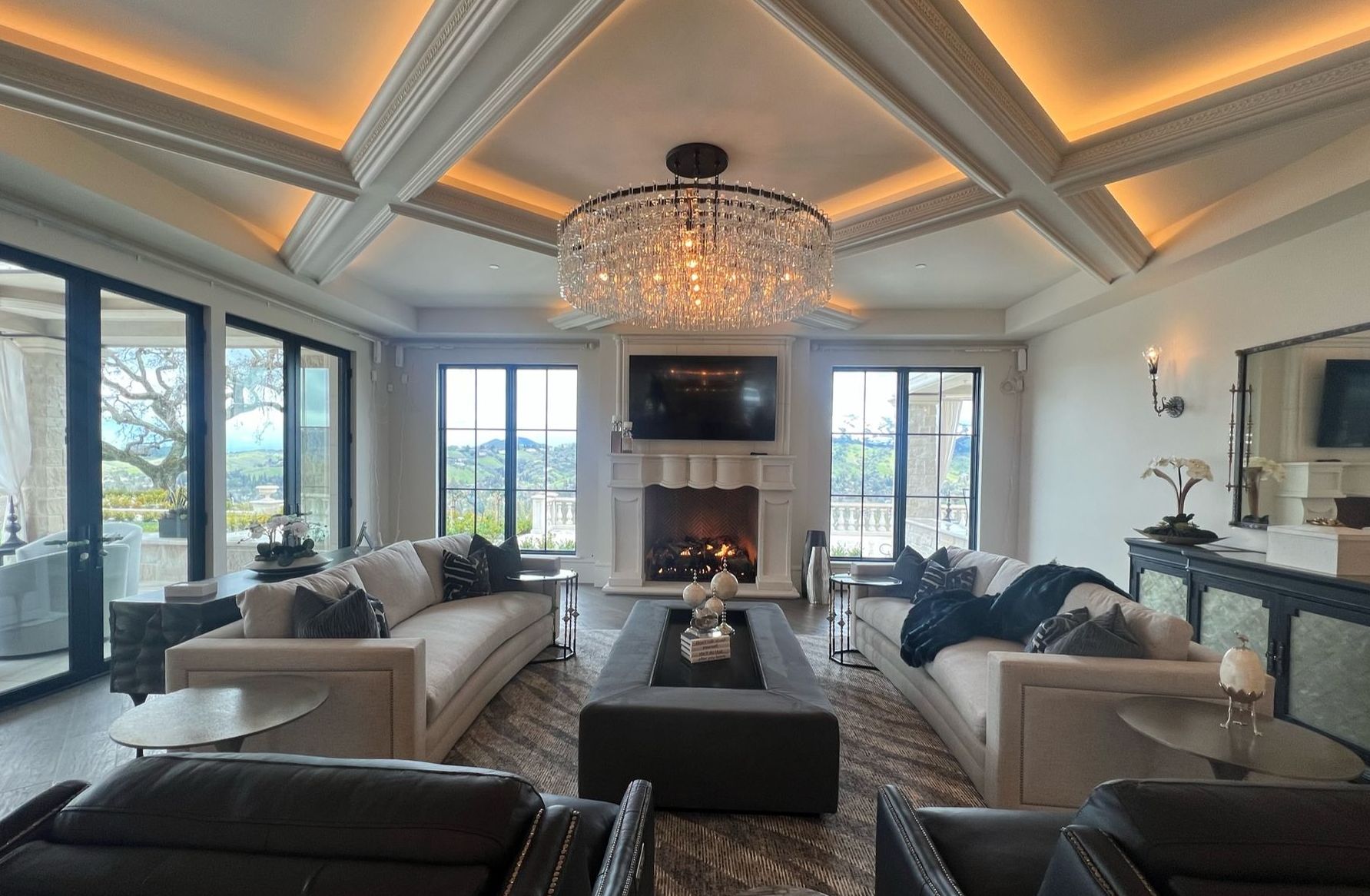 Elegant French estate featuring artistic architectural details