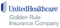UnitedHealthcare Golden Rule Insurance Company logo in blue and gold text