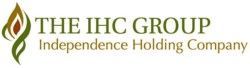 The IHC Group logo with green leaf icon and brown text, “Independence Holding Company.”