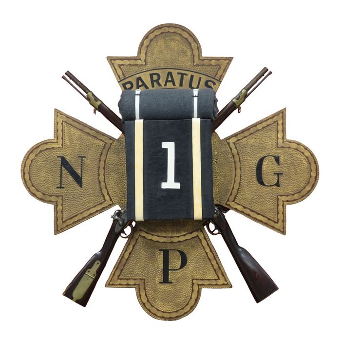 A cross with the number 1 on it