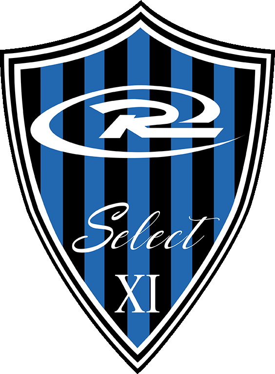Black, blue, and white shield logo with stylized letters and the words “Sélact XI”.