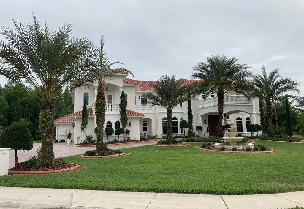 Manicured Yard