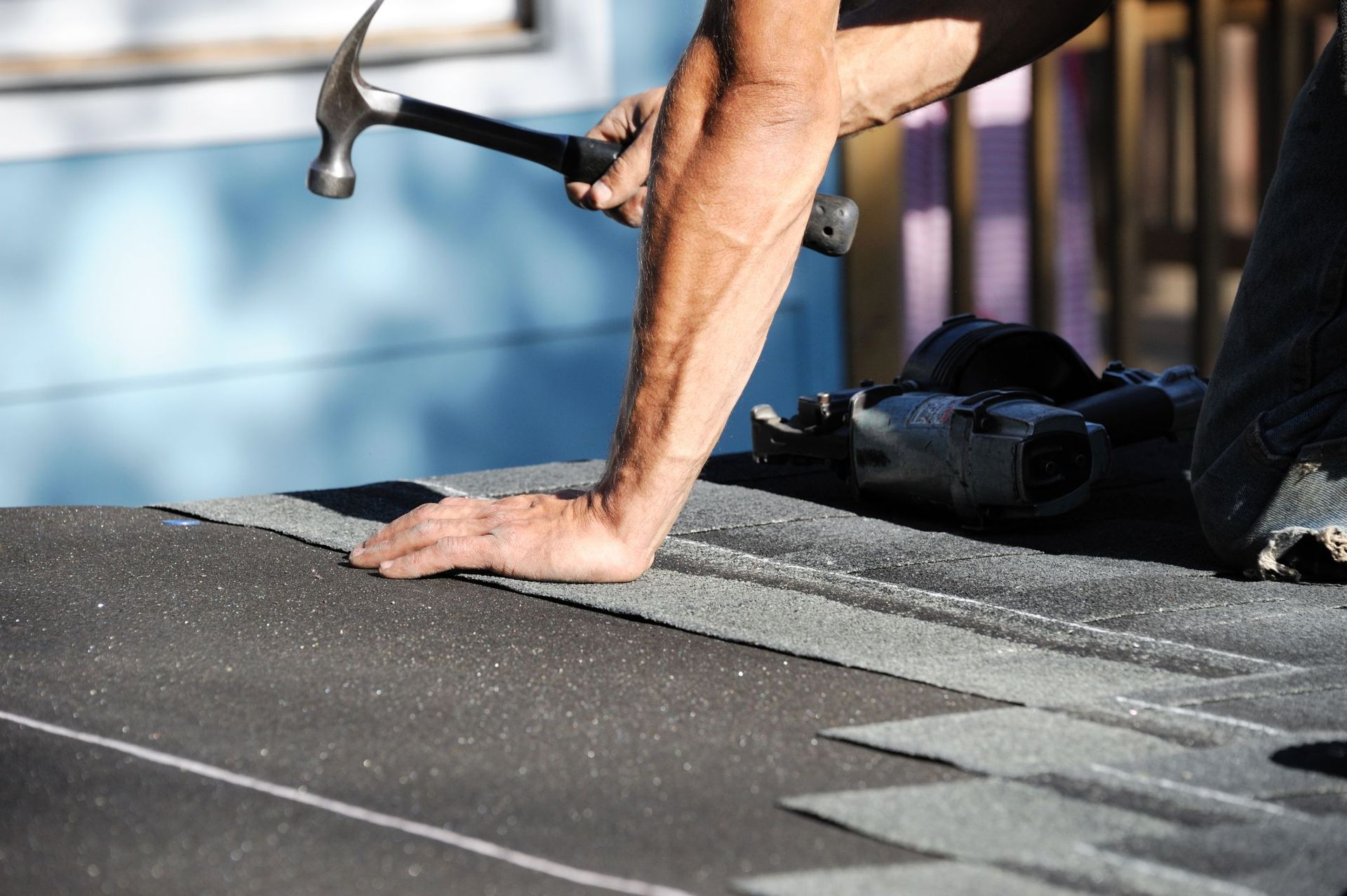 repairing roof