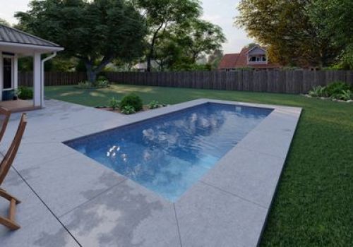 Latham Corinthian 12 fiberglass pool