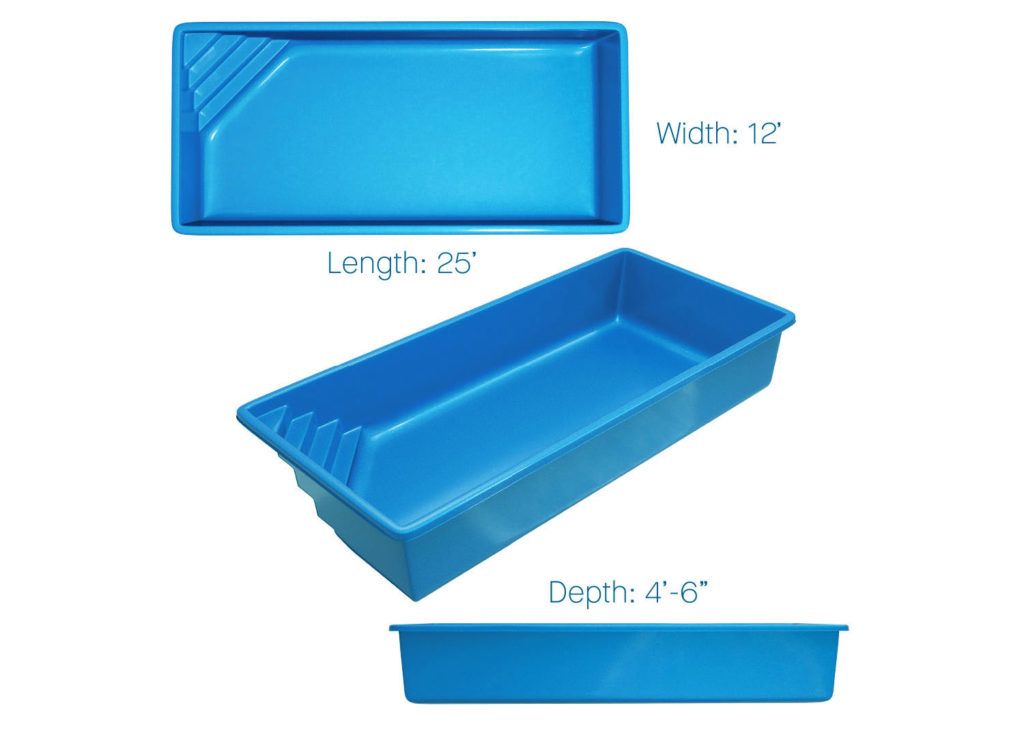 Latham Delray Fiberglass pool