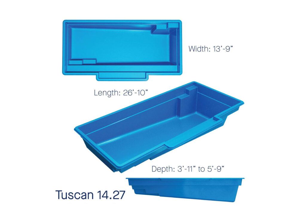 Latham Tuscan Fiberglass Pool