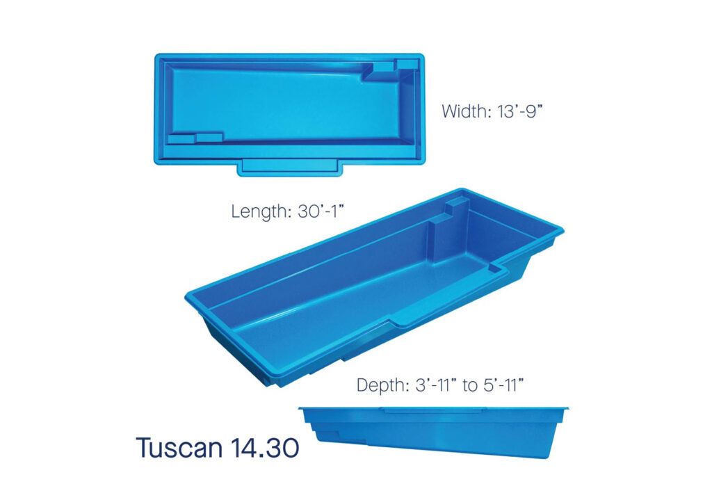 Latham Tuscan Fiberglass Pool