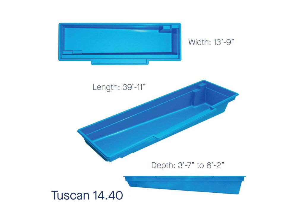Latham Tuscan Fiberglass Pool