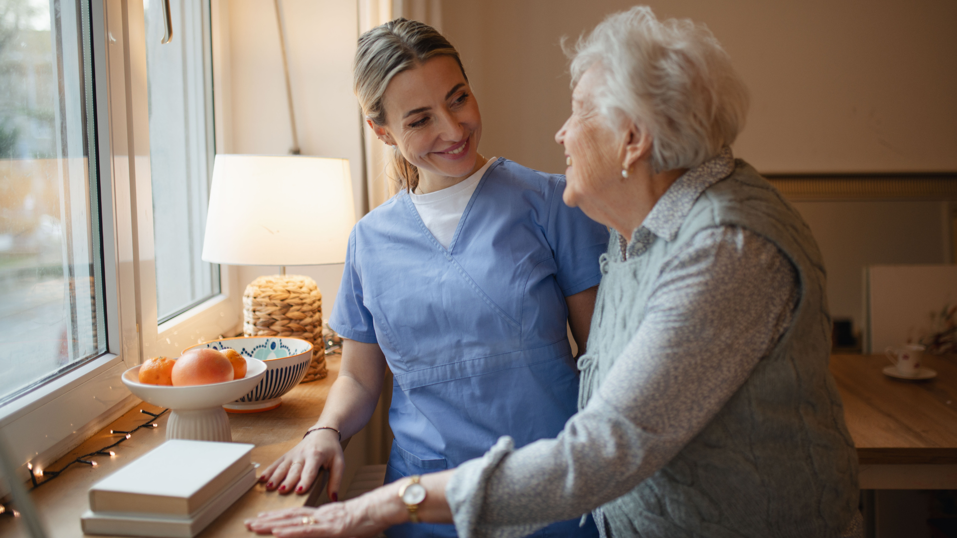 family discussing memory care help options at home