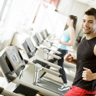man in gym