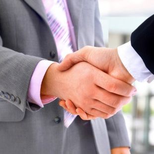 businessmen handshake