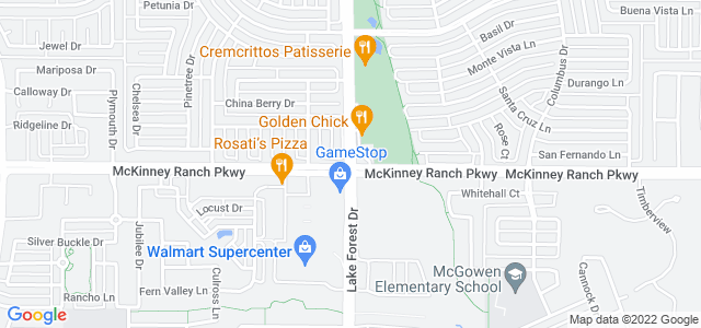 Map of business location