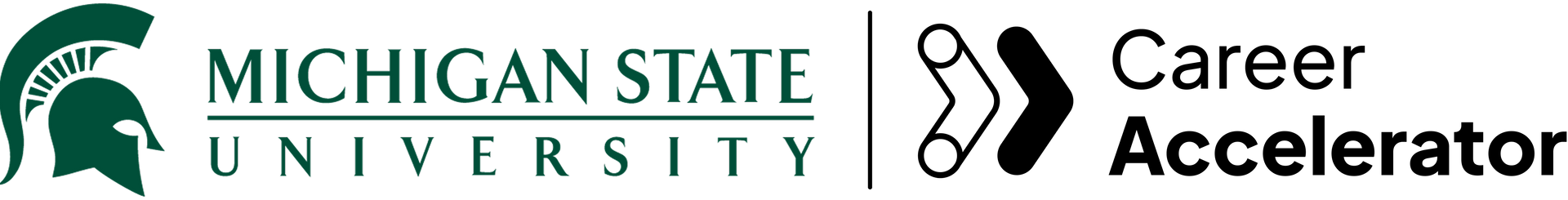 home MSU and The Global Career Accelerator logos