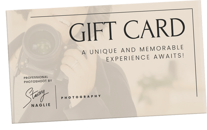 Stacey Naglie photoshoot gift card