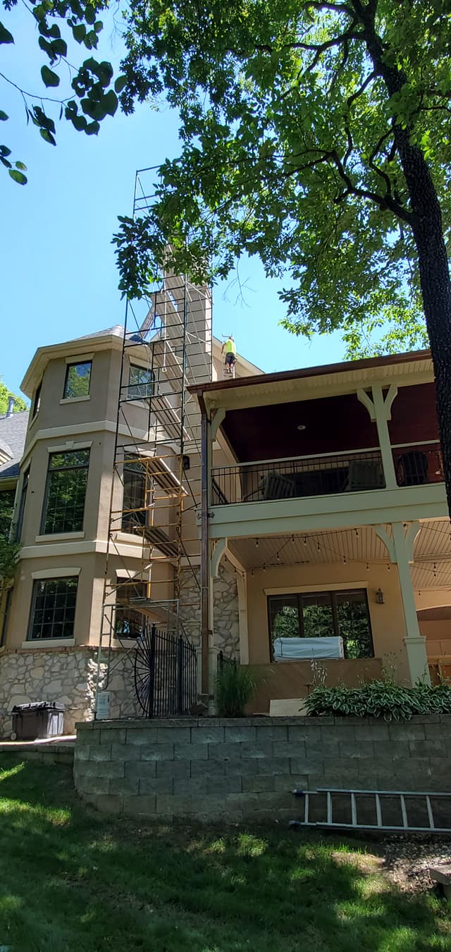 Home Façade Renovation — St. Louis, MO — Clayton Plastering