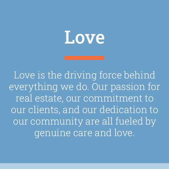 Love is the driving force behind everything we do
