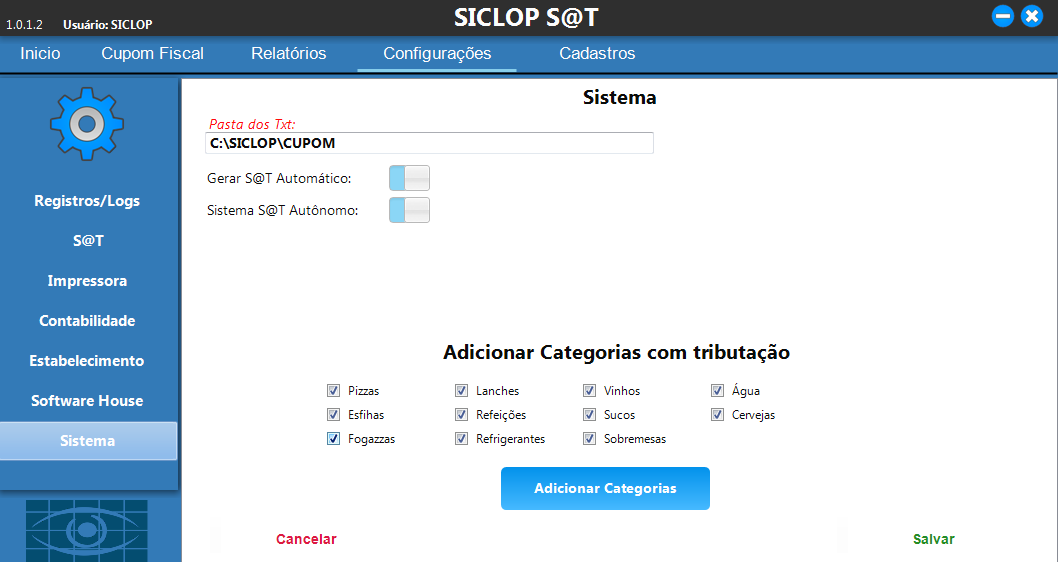 Uma tela de computador com a palavra sxclop soft