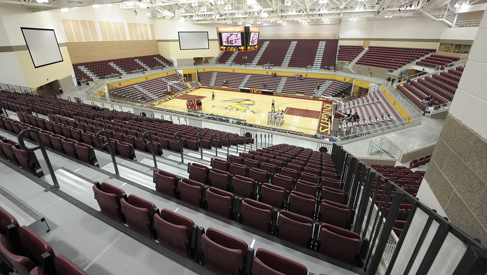 Interkal Telescopic Seating at Calvin College Arena