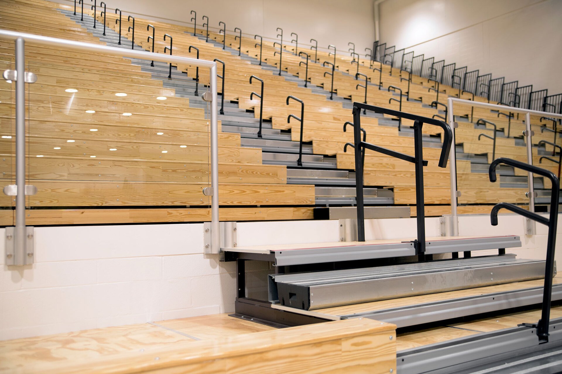 Interkal | Lawrence Central Classic Wood Bleachers