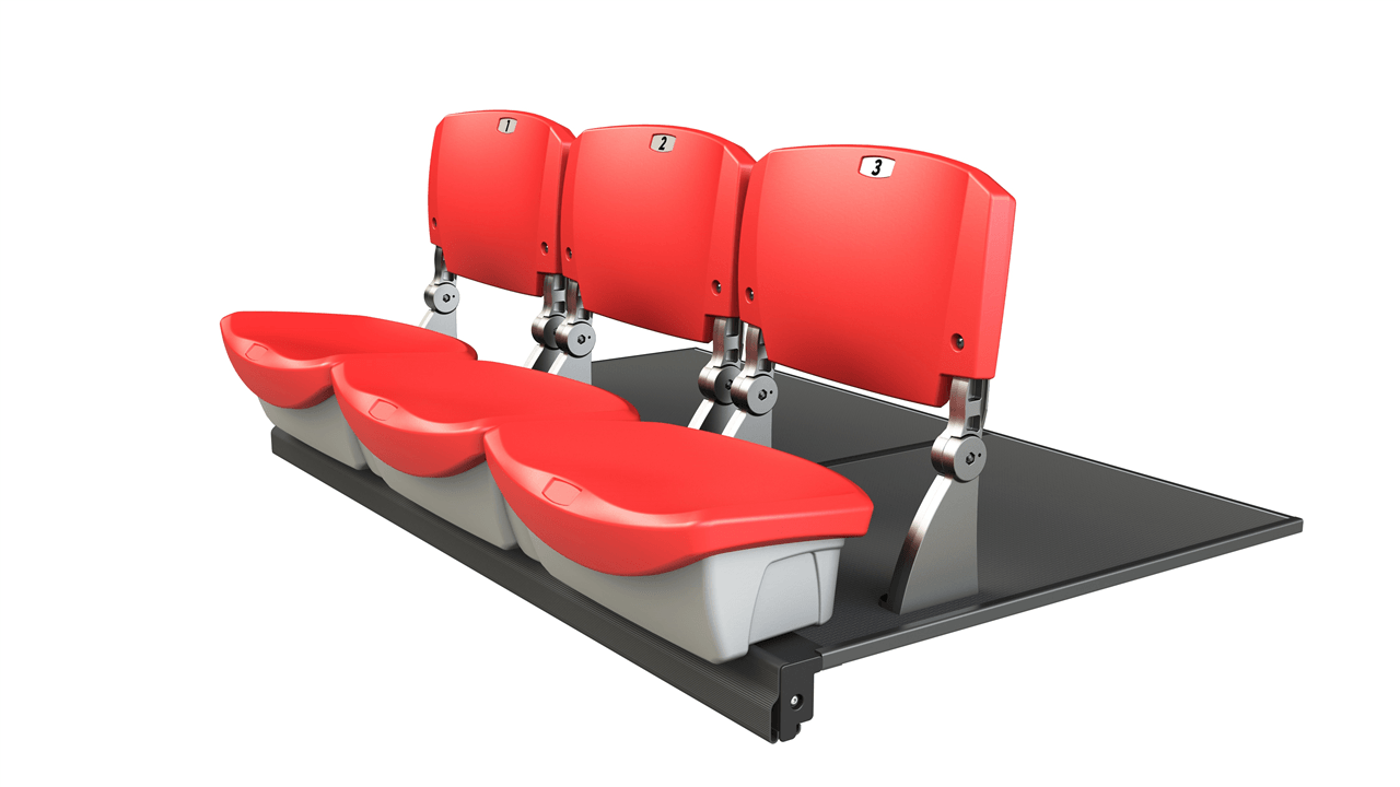 Interkal ComfoBack Automatic Contoured Backrest System on POLARIS Multipurpose Seating