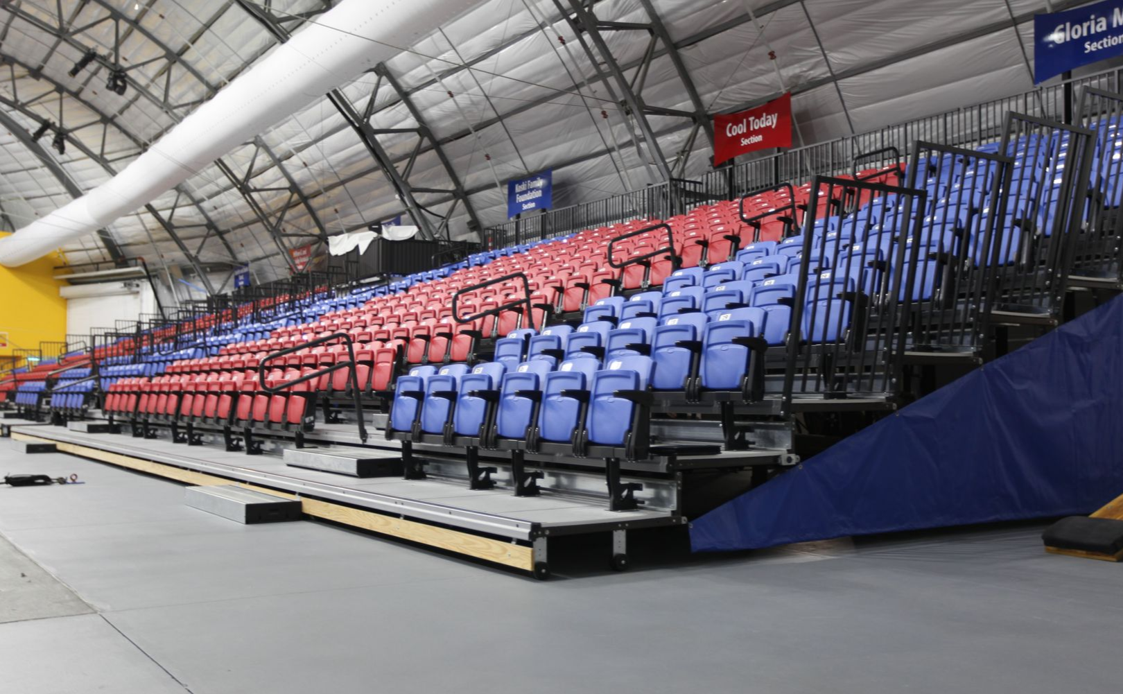 The Quarter-Turn Aisle Rails at Circus Arts Conservatory