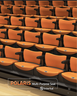 Interkal POLARIS Multi-Purpose Seating for Telescopic Bleachers brochure cover