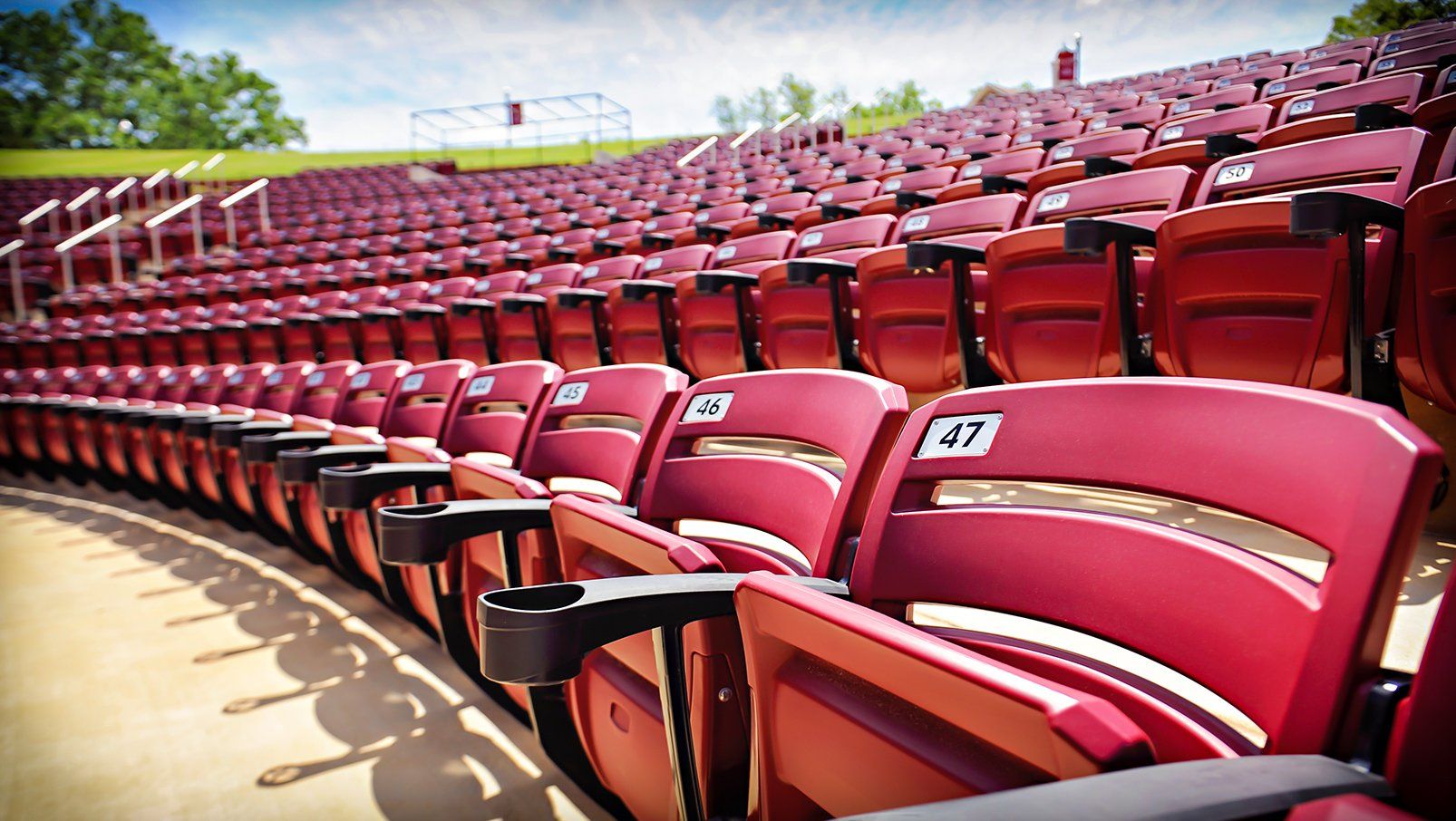 AURA Slat Chairs at Sweetland Amphitheatre at Boyd Park