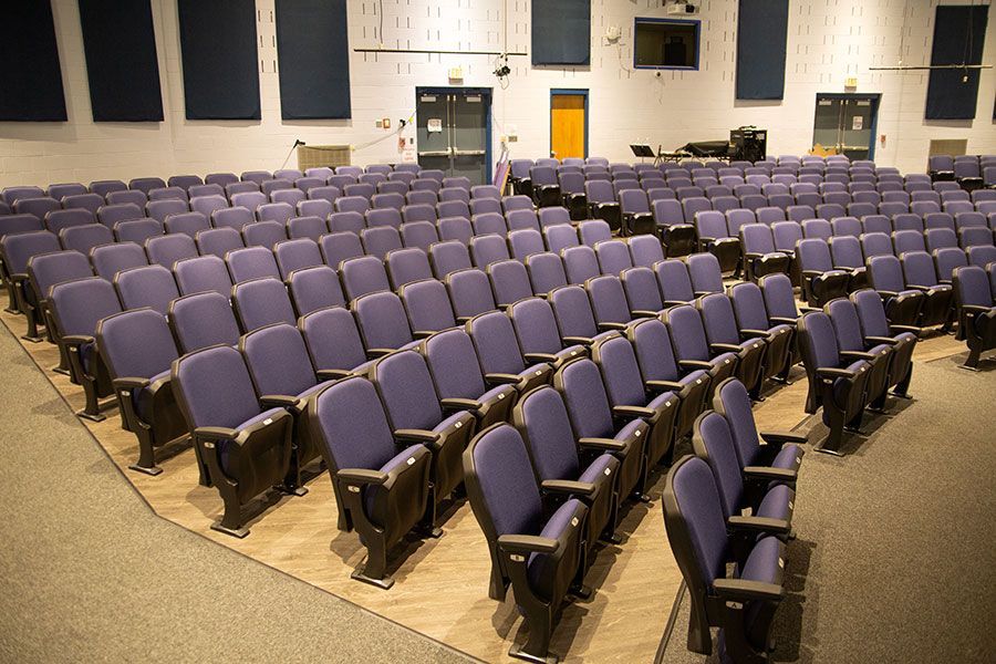 The ODYSSEY Auditorium seat in the Lincoln County Auditorium is incredibly stunning and comfortable, in Fayetteville, TN.
