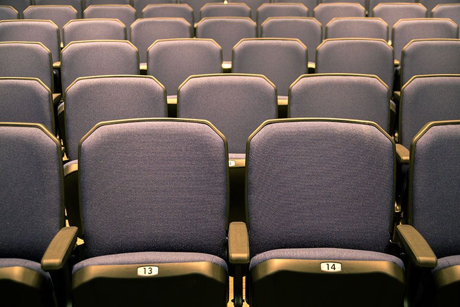 The ODYSSEY Auditorium seat in the Lincoln County Auditorium is incredibly stunning and comfortable, in Fayetteville, TN.