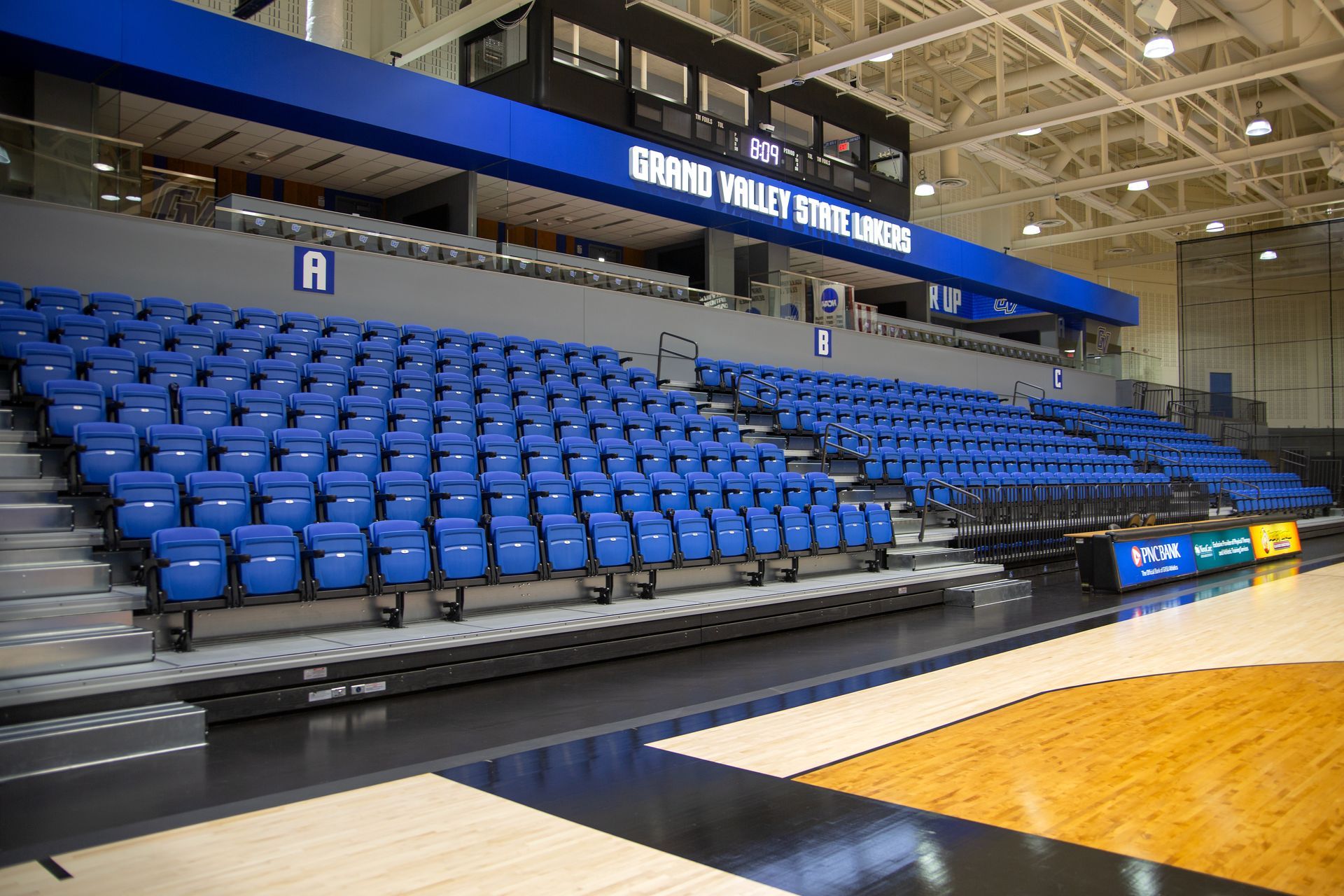Royal Blue VISION Platform Chairs at Grand Valley State University