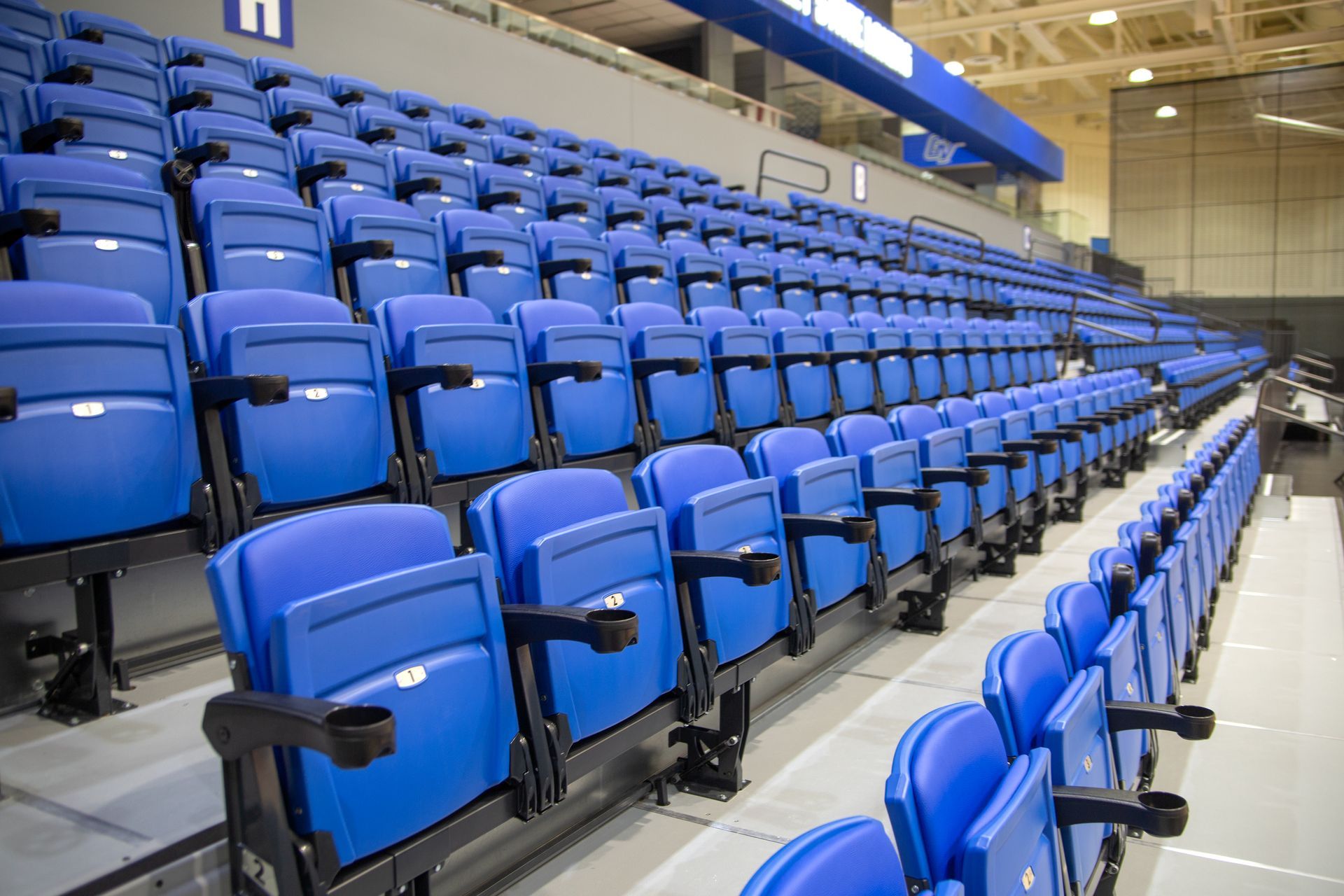 Royal Blue VISION Platform Chairs at Grand Valley State University
