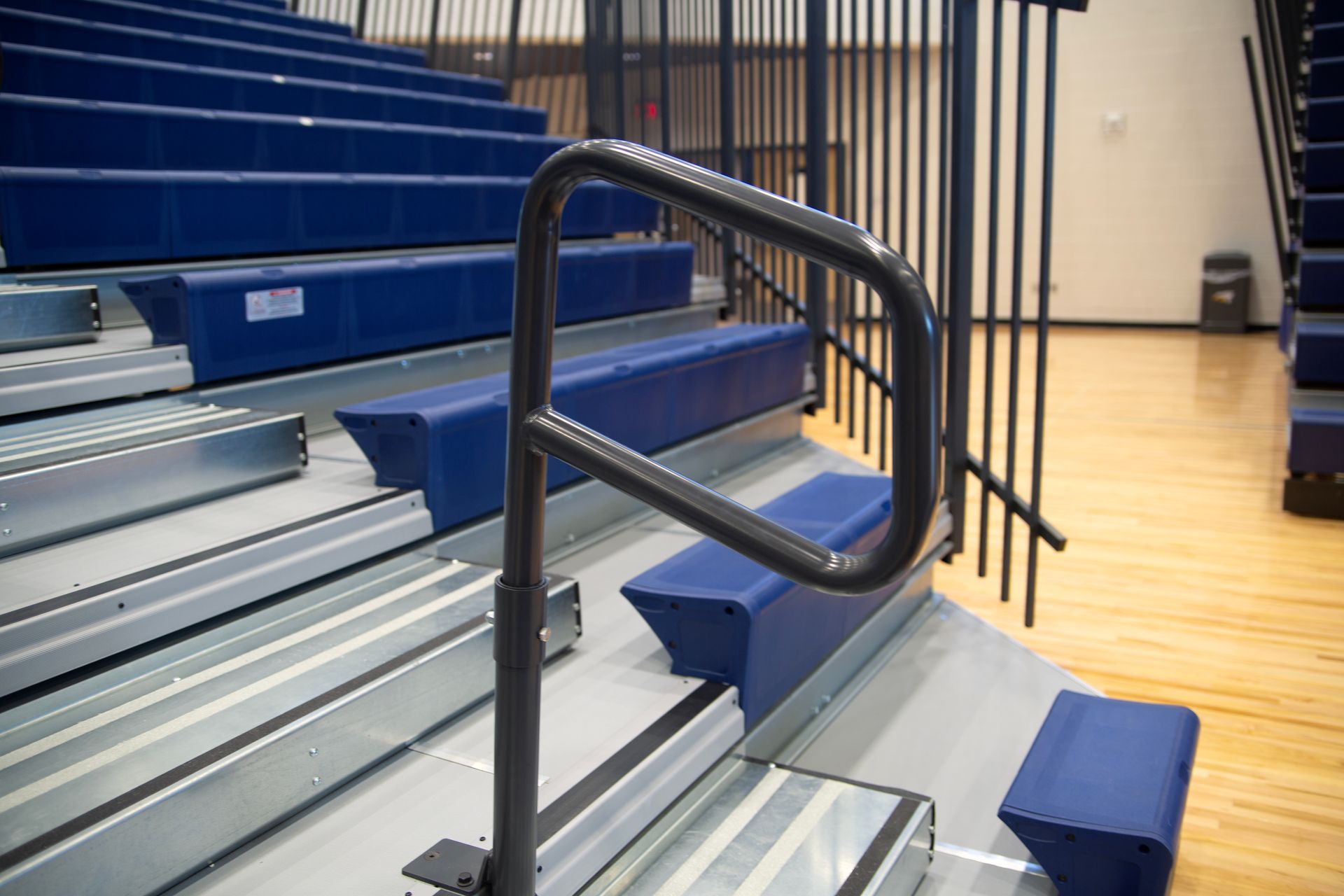 The award-winning gymnasium at Hudsonville High School, featuring EXCEL Seat Modules provides everyone with an amazing view.